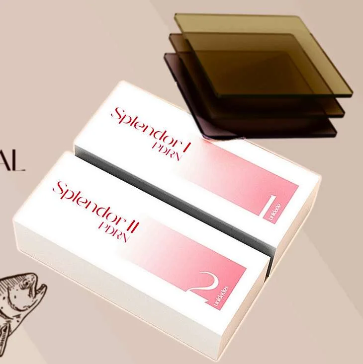 Splendor I e II PDRN — embalagens com membranas